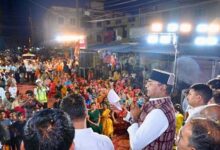 मंत्री विश्वास सारंग ने किया करोड़ों की लागत से होने वाले विकास कार्यों का भूमि-पूजन