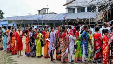 बंगाल के 15 मतदान केंद्रों पर री-पोलिंग, 9 बजे तक 16.23% वोटिंग
