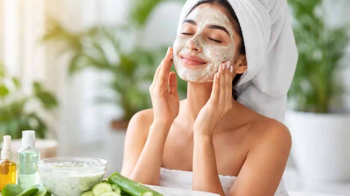 गर्मियों में ग्लोइंग स्किन के लिए चंदन, गुलाब जल और खीरे के आसान उपाय