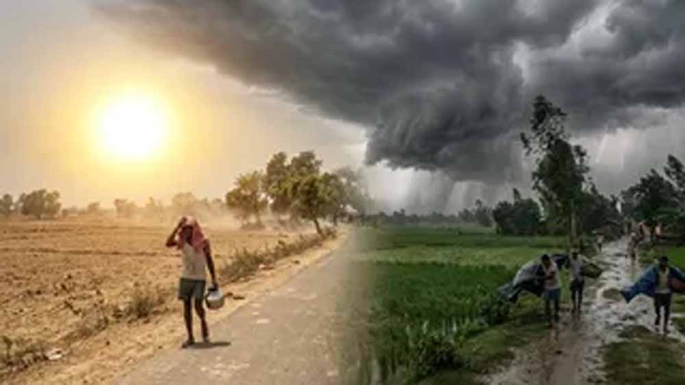 यूपी में मौसम के दो रंग: कहीं आंधी-बारिश तो कहीं 47 डिग्री की झुलसाने वाली गर्मी