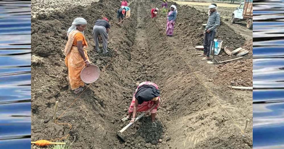 जल गंगा संवर्धन अभियान-पुष्पराजगढ़ में ‘जल गंगा संवर्धन अभियान’ से हो रहा है नहर सुदृढ़ीकरण