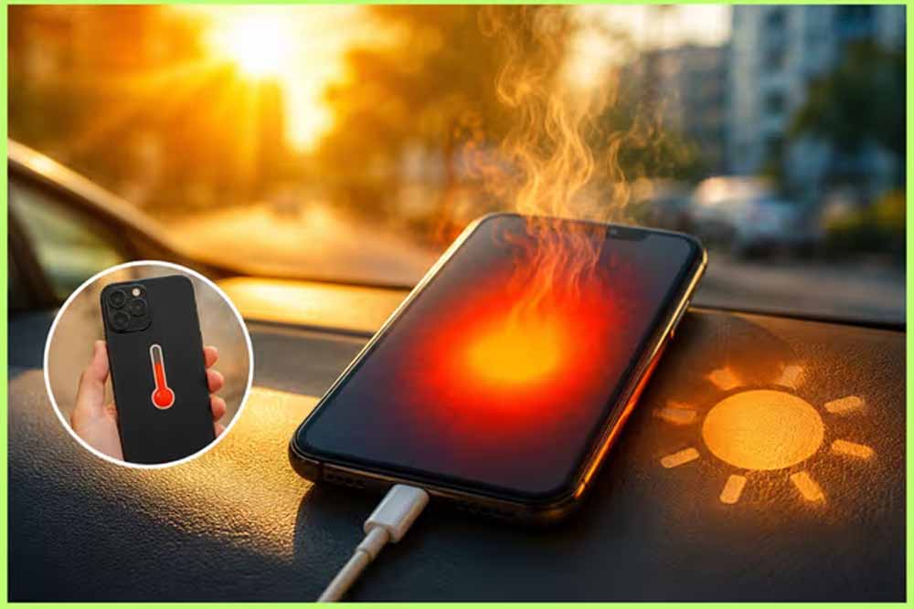 45°C गर्मी में फोन खतरे में! ये गलती मत करना 45°C गर्मी में फोन खतरे में! ये गलती मत करना