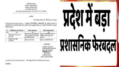 राज्य में प्रशासनिक फेरबदल, इन अधिकारियों को सौंपी नई जिम्मेदारी; आदेश जारी
