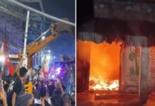बंगाल में तनाव: भीड़ ने तोड़ी लेनिन की मूर्ति, कांग्रेस ने TMC दफ्तर पर किया कब्जा
