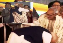 शुभेंदु की शपथ से पहले PM मोदी ने माखनलाल सरकार से लिया आशीर्वाद, बंगाल को अनोखा सलाम