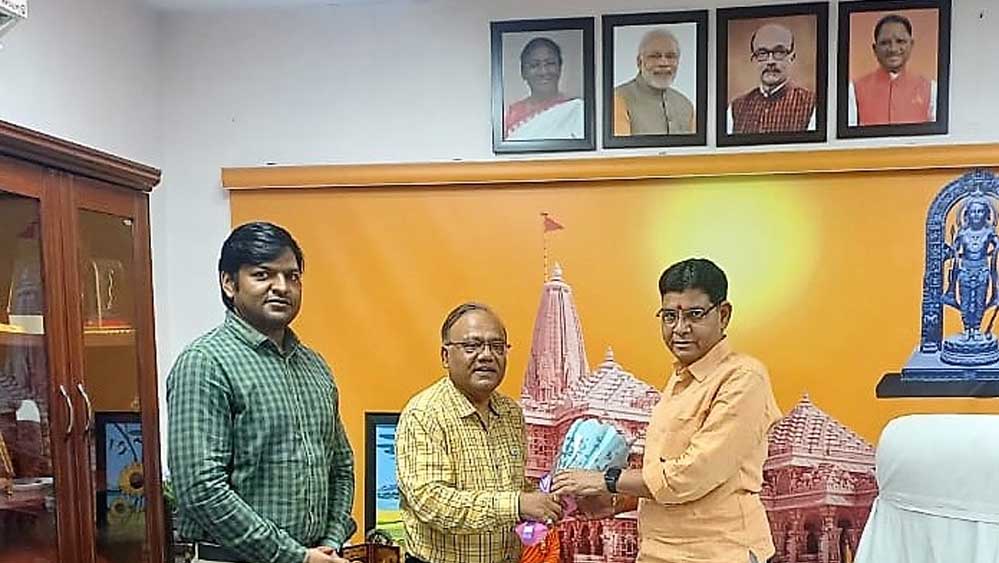 उच्च शिक्षा मंत्री से कुलपति प्रो. मनोज दयाल की शिष्टाचार भेंट