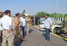 आजमगढ़ में दर्दनाक हादसा, एक्सप्रेस-वे पर कंटेनर से टकराई कार, 5 की मौत