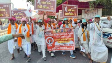 दिल्ली के लालकिला मैदान में आदिवासी संगठनों का विशाल प्रदर्शन, केंद्रीय गृह मंत्री अमित शाह भी पहुंचे
