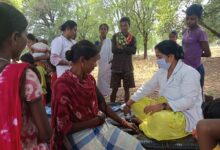 दुर्गम जंगलों के बीच पहुंची स्वास्थ्य सेवा, 771 ग्रामीणों की हुई जांच