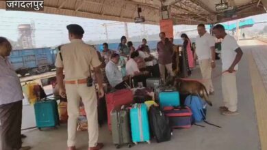 जगदलपुर रेलवे स्टेशन पर ‘शेरा’ की तैनाती, ट्रेनों में चला एंटी-सैबोटॉज और नारकोटिक्स अभियान