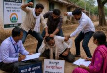 न्यायधानी बिलासपुर में जनगणना दल पर फिर हमला — बिल्हा के बाद तखतपुर के देवरीकला में कोटवार की बेरहमी से पिटाई
