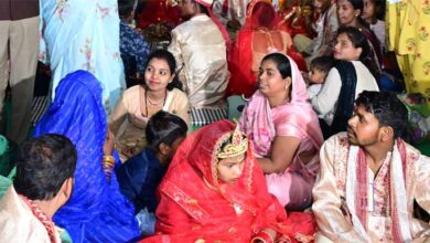 मुख्यमंत्री कन्या विवाह योजना : प्रदेश भर में गूंजीं शहनाइयां, 1385 जोड़े बंधे परिणय सूत्र में