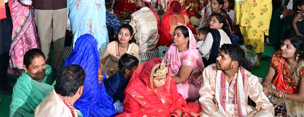 मुख्यमंत्री कन्या विवाह योजना : प्रदेश भर में गूंजीं शहनाइयां, 1385 जोड़े बंधे परिणय सूत्र में