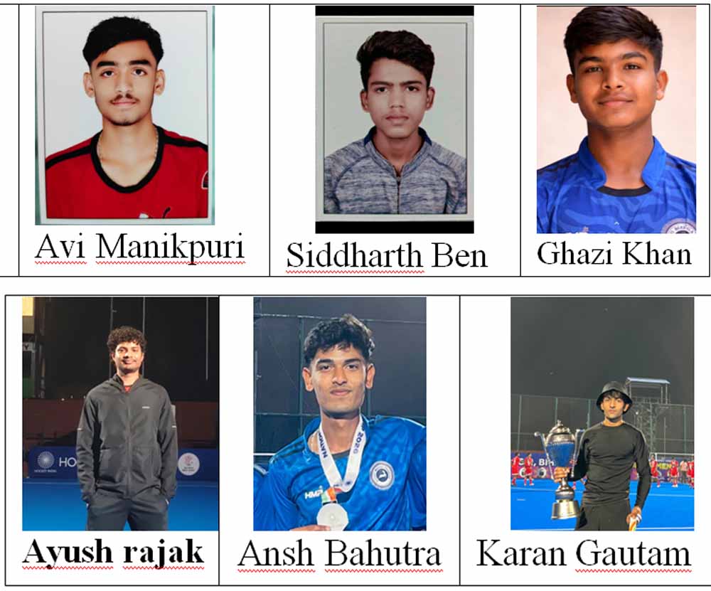 मध्यप्रदेश हॉकी अकादमी के 10 खिलाड़ियों का हुआ भारतीय अंडर-18 टीम में चयन