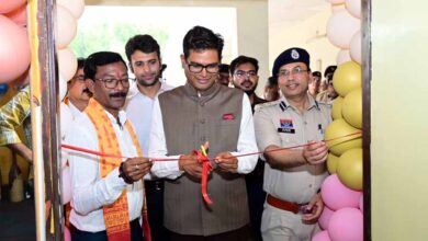 वित्त मंत्री  ओपी चौधरी ने पुलिस लाइन उर्दना में अत्याधुनिक पुलिस जिम का किया लोकार्पण