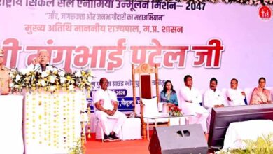 सजगता, सहयोग और सावधानी से सिकल सेल उन्मूलन संभव : राज्यपाल पटेल सजगता, सहयोग और सावधानी से सिकल सेल उन्मूलन संभव : राज्यपाल पटेल