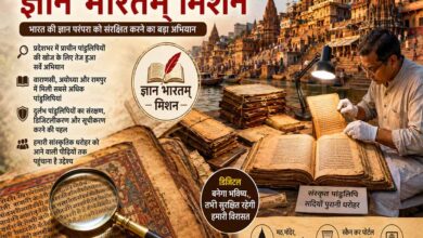 योगी सरकार का “ज्ञान भारतम् मिशन” बना सांस्कृतिक धरोहर संरक्षण का बड़ा अभियान