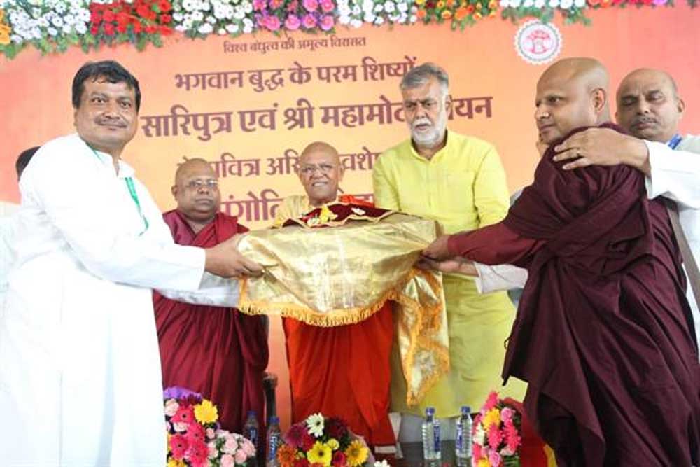 भगवान बुद्ध के शिष्यों के पवित्र अवशेषों के मंगोलिया में प्रदर्शन से मिलेगी वैश्विक पहचान — मंत्री पटेल