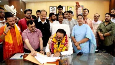 सिंह ने लघु उ‌द्योग निगम के अध्यक्ष का किया पदभार ग्रहण