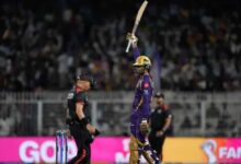 KKR का रन तूफान, GT के सामने 248 रनों का विशाल लक्ष्य; फिन एलेन, रघुवंशी और ग्रीन की फिफ्टी