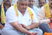 पर्यटन, संस्कृति एवं धर्मस्व मंत्री  राजेश अग्रवाल ने किया शिव मंदिर निर्माण कार्य का भूमिपूजन