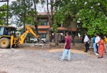सेजबहार फेस-1 में अवैध निर्माण पर कार्रवाई, मंडल ने हटाया अतिक्रमण