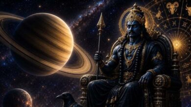 शनि का मीन राशि में गोचर: मेष, कुंभ और मीन पर साढ़ेसाती, सिंह-धनु पर ढैय्या का प्रभाव जारी शनि का मीन राशि में गोचर: मेष, कुंभ और मीन पर साढ़ेसाती, सिंह-धनु पर ढैय्या का प्रभाव जारी