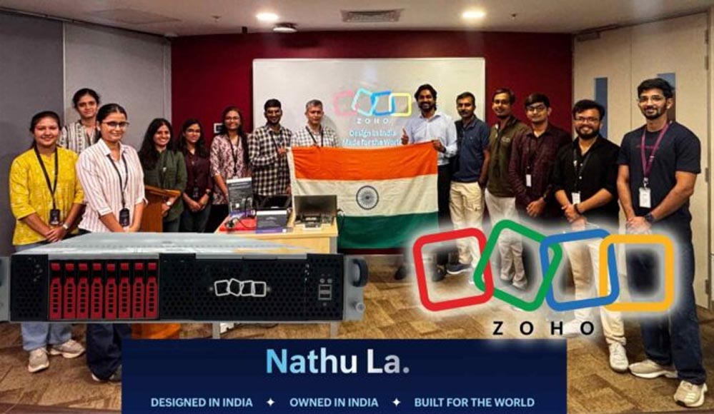 Zoho का बड़ा दांव! स्वदेशी सर्वर ‘Nathu La’ लॉन्च, विदेशी सर्वरों को मिलेगी कड़ी टक्कर; PM मोदी ने सराहा Zoho का बड़ा दांव! स्वदेशी सर्वर ‘Nathu La’ लॉन्च, विदेशी सर्वरों को मिलेगी कड़ी टक्कर; PM मोदी ने सराहा