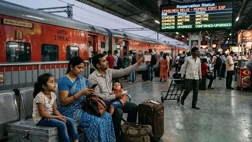 वेटिंग टिकट यात्रियों के लिए खुशखबरी! अब चलती ट्रेन में भी बुक कर सकेंगे कन्फर्म सीट वेटिंग टिकट यात्रियों के लिए खुशखबरी! अब चलती ट्रेन में भी बुक कर सकेंगे कन्फर्म सीट
