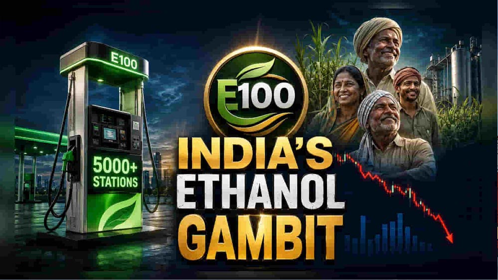 E100 Fuel क्या है? 100% इथेनॉल कैसे लेगा पेट्रोल की जगह, जानिए फायदे, चुनौतियां और पूरी सच्चाई