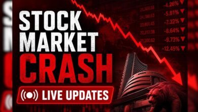 Stock Market Crash: खुलते ही धड़ाम हुआ शेयर बाजार, IT शेयरों में भारी बिकवाली; सेंसेक्स 800 अंक टूटा