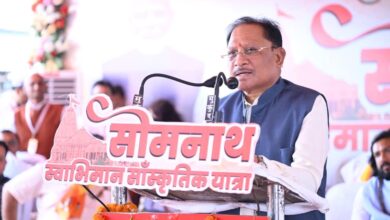 सोमनाथ मंदिर हमारे राष्ट्रीय स्वाभिमान, सांस्कृतिक गौरव और आस्था का प्रमुख केन्द्र – मुख्यमंत्री साय सोमनाथ मंदिर हमारे राष्ट्रीय स्वाभिमान, सांस्कृतिक गौरव और आस्था का प्रमुख केन्द्र – मुख्यमंत्री साय