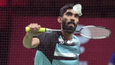US Open Badminton 2026: किदांबी श्रीकांत का खिताबी सपना टूटा, फाइनल में सू ली-यांग से मिली हार US Open Badminton 2026: किदांबी श्रीकांत का खिताबी सपना टूटा, फाइनल में सू ली-यांग से मिली हार