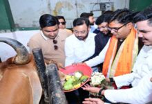 जन्मदिवस के अवसर पर वित्त मंत्री  ओपी चौधरी ने की गौ-सेवा, संरक्षण के प्रयासों को सराहा