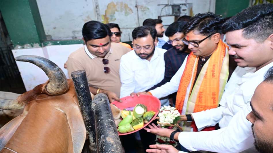 जन्मदिवस के अवसर पर वित्त मंत्री  ओपी चौधरी ने की गौ-सेवा, संरक्षण के प्रयासों को सराहा