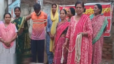 बालाघाट में पत्नी का अनोखा एक्शन, शराबी पति को खंभे से बांधा; बोली- शराब छोड़ो, वरना यही होगा