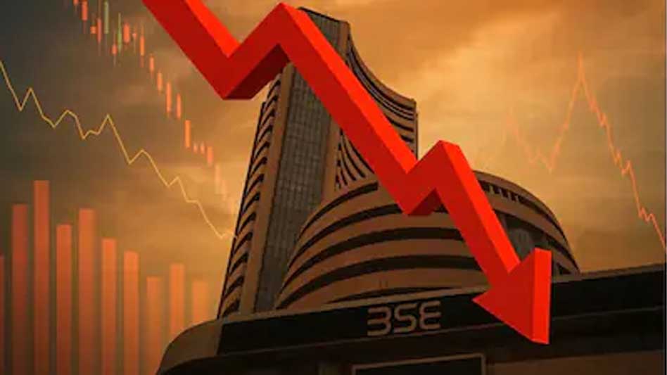 शेयर बाजार में हाहाकार! सेंसेक्स-निफ्टी धड़ाम, IT शेयरों में भारी बिकवाली