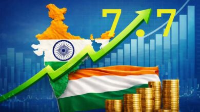 भारत की अर्थव्यवस्था ने दिखाई दमदार रफ्तार: FY26 में 7.7% GDP ग्रोथ, अगले साल भी मजबूत रहने के संकेत भारत की अर्थव्यवस्था ने दिखाई दमदार रफ्तार: FY26 में 7.7% GDP ग्रोथ, अगले साल भी मजबूत रहने के संकेत