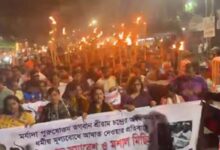 ढाका में हिंदुओं का विशाल प्रदर्शन, राम मूर्ति निर्माण रुकने पर भड़का विरोध