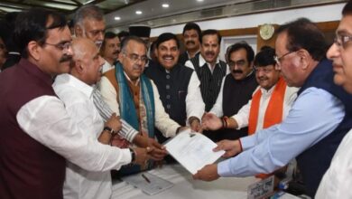 MP राज्यसभा चुनाव: भाजपा उम्मीदवार तरुण चुघ और रजनीश अग्रवाल ने भरा नामांकन, CM मोहन यादव रहे मौजूद