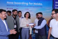 लखनऊ-नोएडा के बीच पहली सीधी उड़ान शुरू: 182 यात्रियों ने किया सफर