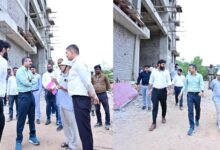 निर्माणाधीन जगदेव राम उरांव कल्याण आश्रम चिकित्सालय का प्रभारी सचिव श्री अंकित आनंद ने किया निरीक्षण