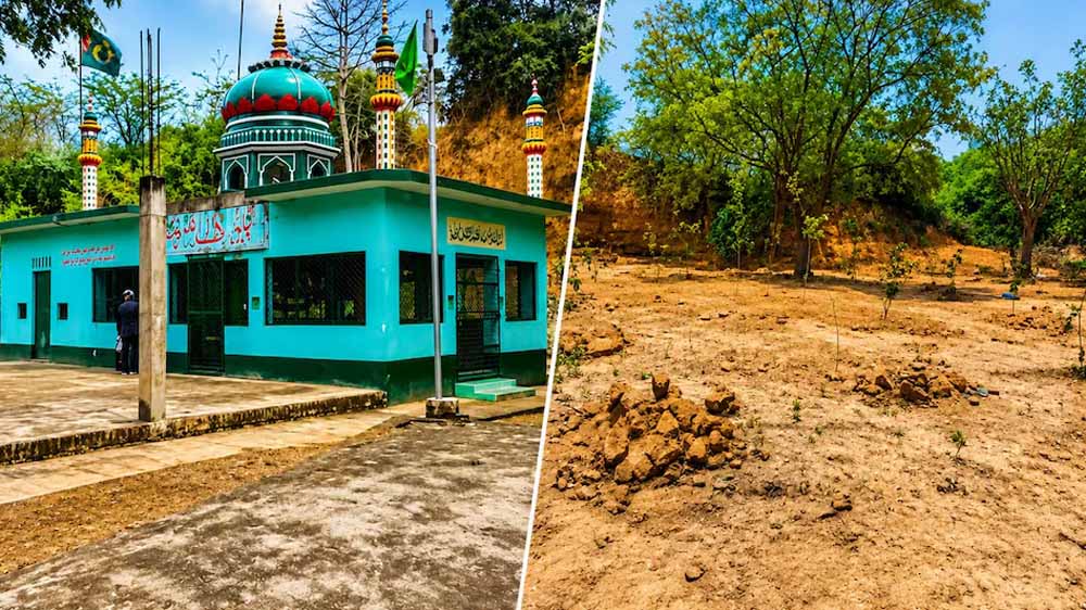 इटावा में मजार पर प्रशासन की कार्रवाई, रात में ध्वस्तीकरण के बाद सुबह दिखी हरियाली