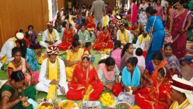 मुख्यमंत्री कन्या विवाह योजना के तहत जगदलपुर में 17 जोड़ों ने थामा एक-दूजे का हाथ