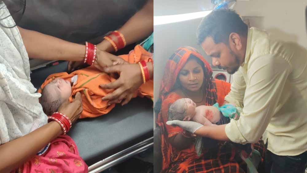 108 एम्बुलेंस में गूंजी किलकारी, महिला ने रास्ते में दिया बच्चे को जन्म, मां-बच्चा सुरक्षित 108 एम्बुलेंस में गूंजी किलकारी, महिला ने रास्ते में दिया बच्चे को जन्म, मां-बच्चा सुरक्षित