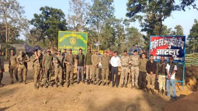 नारायणपुर में नक्सलियों के प्रतीकों पर कार्रवाई, सुरक्षा बलों ने ध्वस्त किए स्मारक