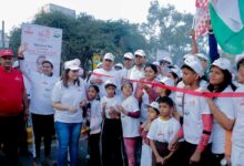 सक्ती में मैराथन दौड़ के जरिए विकास का संदेश, ‘12 साल विश्वास और जनकल्याण के’ थीम रही खास