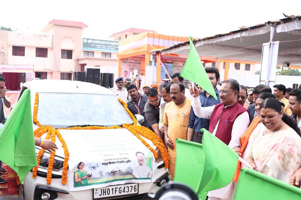 ड्रोन दीदी अभियान से कृषि क्षेत्र में तकनीक और मातृशक्ति का होगा सशक्त संगम : मुख्यमंत्री विष्णुदेव साय