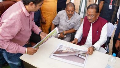 मुख्यमंत्री विष्णुदेव साय ने सलियाटोली में निर्माणाधीन नालंदा परिसर का किया निरीक्षण