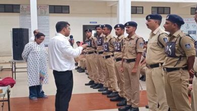 पुलिस प्रशिक्षण शाला उज्जैन में नव आरक्षकों को नशामुक्त समाज निर्माण का दिया गया संदेश